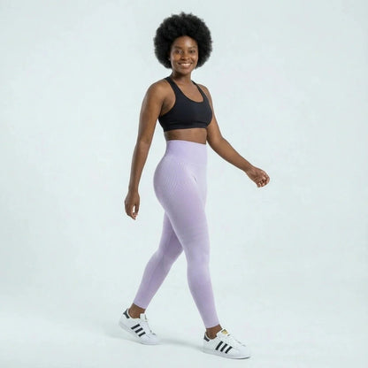 3D Leggings - Light Purple