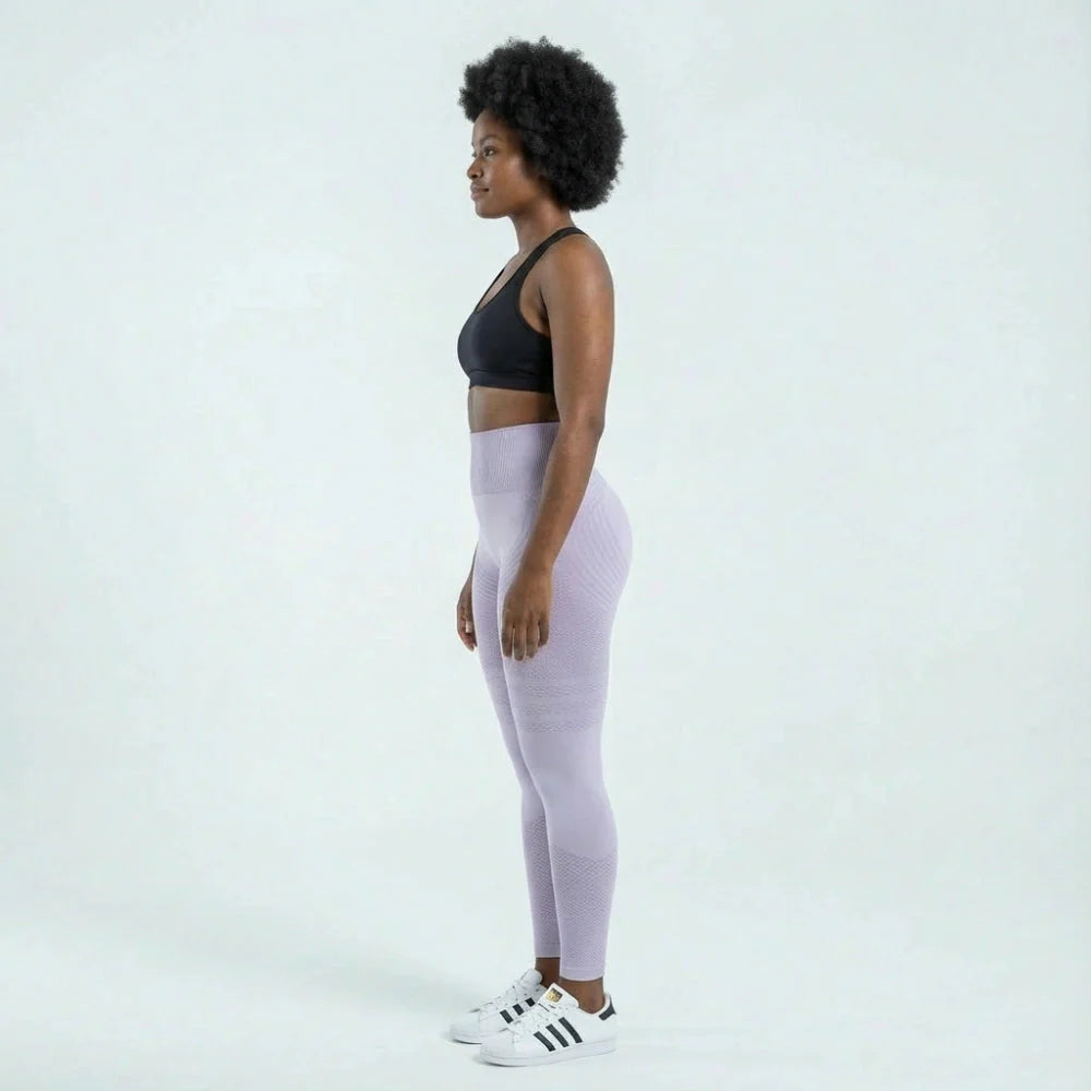 3D Leggings - Light Purple