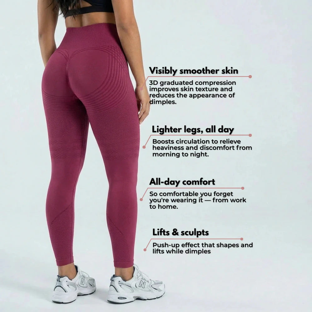 3D Leggings - Classic Black