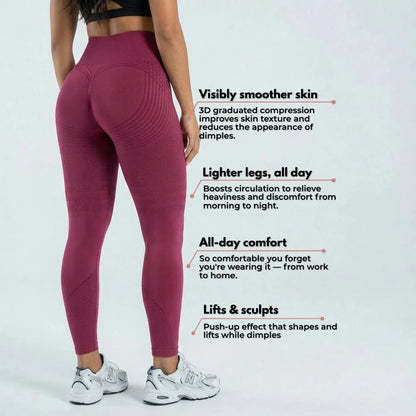 3D Leggings - Classic Black
