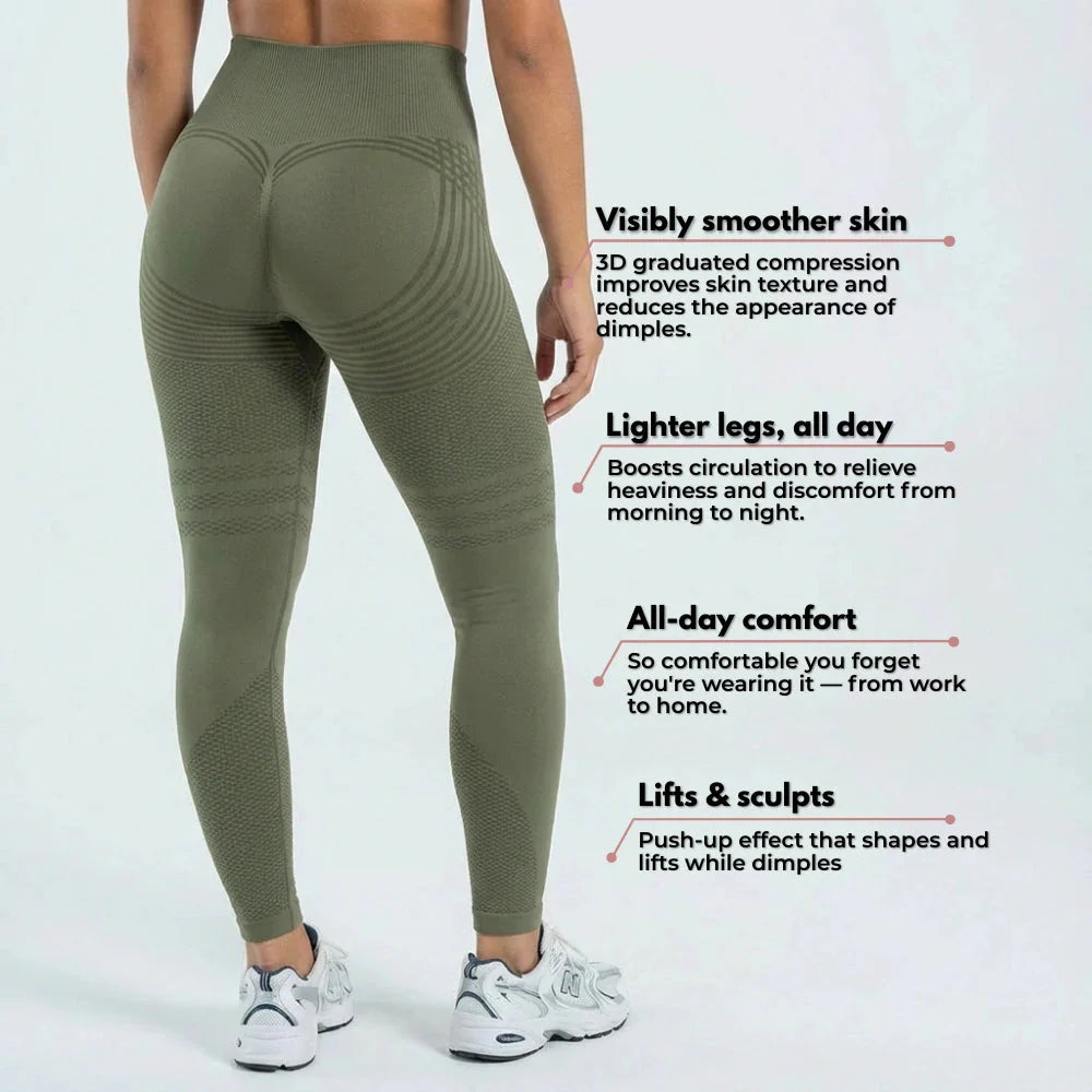3D Leggings - Classic Black