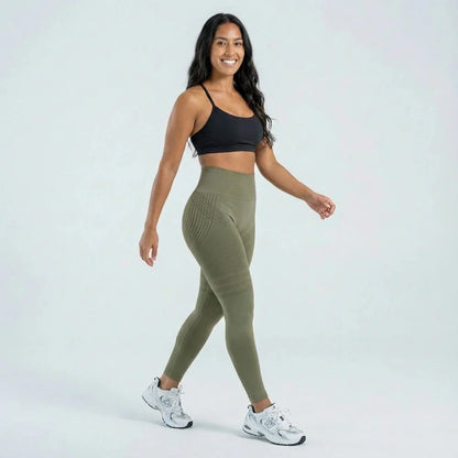 3D Leggings - Beige