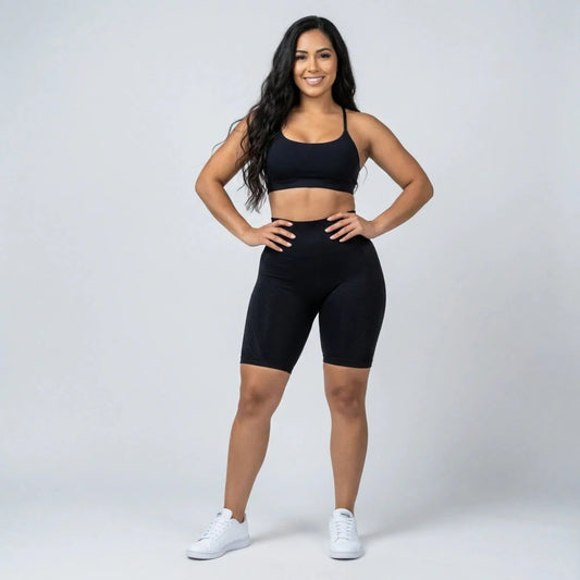 3D Short Legging – Classic Black