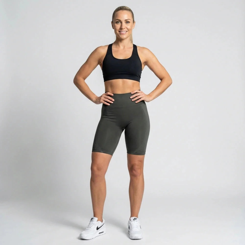 3D Short Legging – Dark Grey
