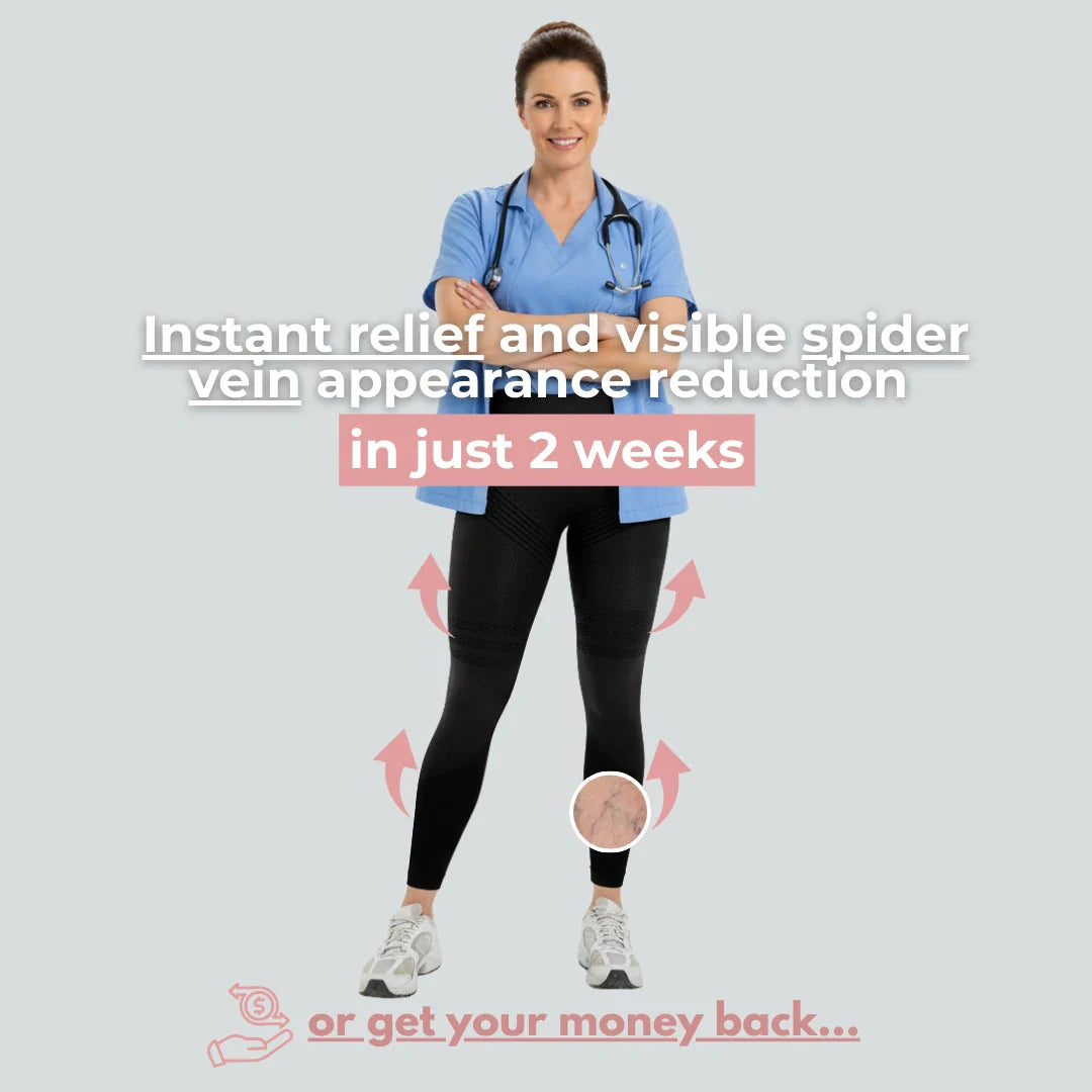 From Spider Vein & heavy legs to visible relief for healthcare workers in 14 days.