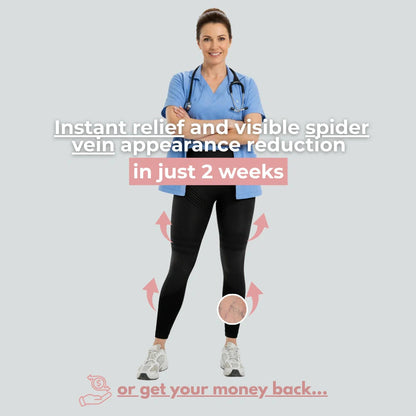 From Spider Vein & heavy legs to visible relief for healthcare workers in 14 days.
