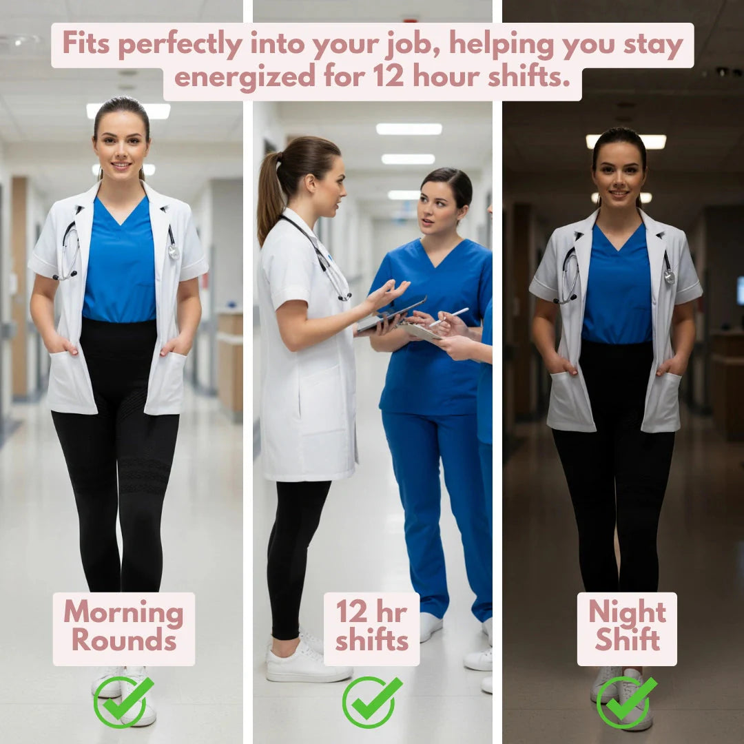 From Spider Vein & heavy legs to visible relief for healthcare workers in 14 days.